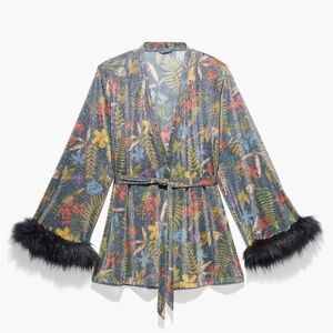 NWT Savage X Fenty Trophy Wife Short Robe XL/1X